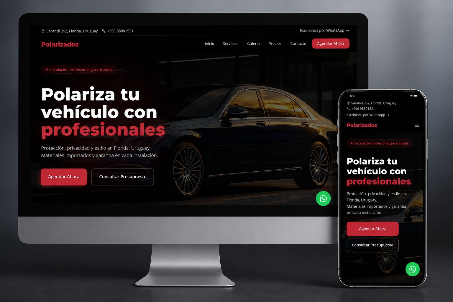 Ejemplo de sitio web